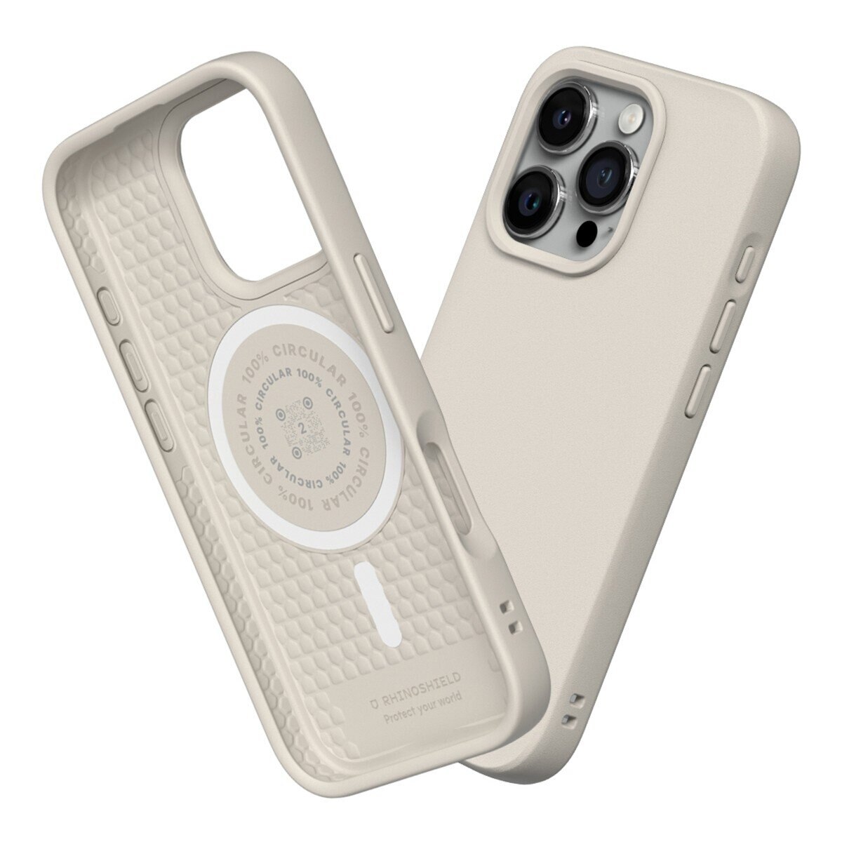 犀牛盾 iPhone 16 Pro Max SolidSuit MagSafe 兼容 經典防摔手機殼 - 相機鍵開孔版 + 9H 抗藍光鋼化玻璃保護貼