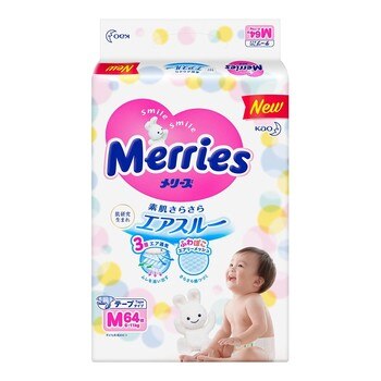 妙而舒金緻柔點透氣紙尿布 M 號 256 片 - 日本版 妙而舒金緻柔點透氣紙尿布 M 號 256 片 - 日本版