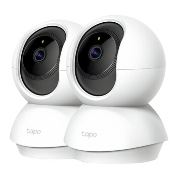 TP-Link Tapo TC70 旋轉式家庭安全防護網路 Wi-Fi 攝影機 2入