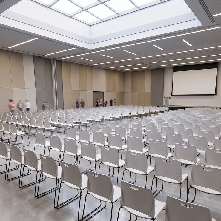 Musical Chairs Harmony 可堆疊訪客椅 2入組 白