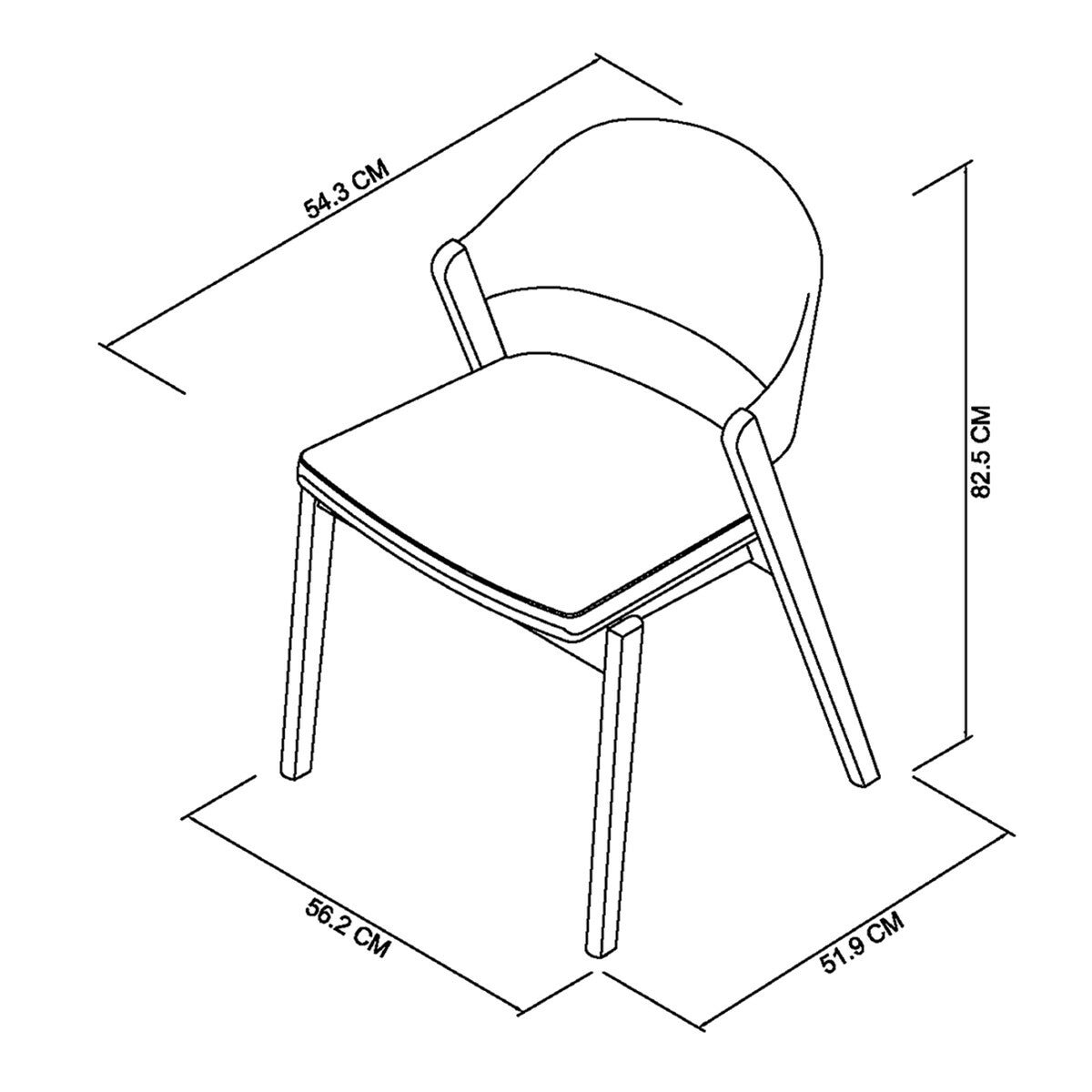 Bentley Designs Vega 餐桌椅五件組