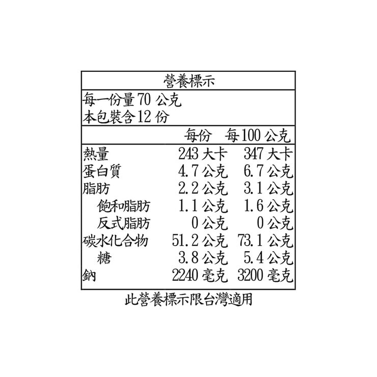 Lian 越南牛肉風味河粉 70公克 X 12入
