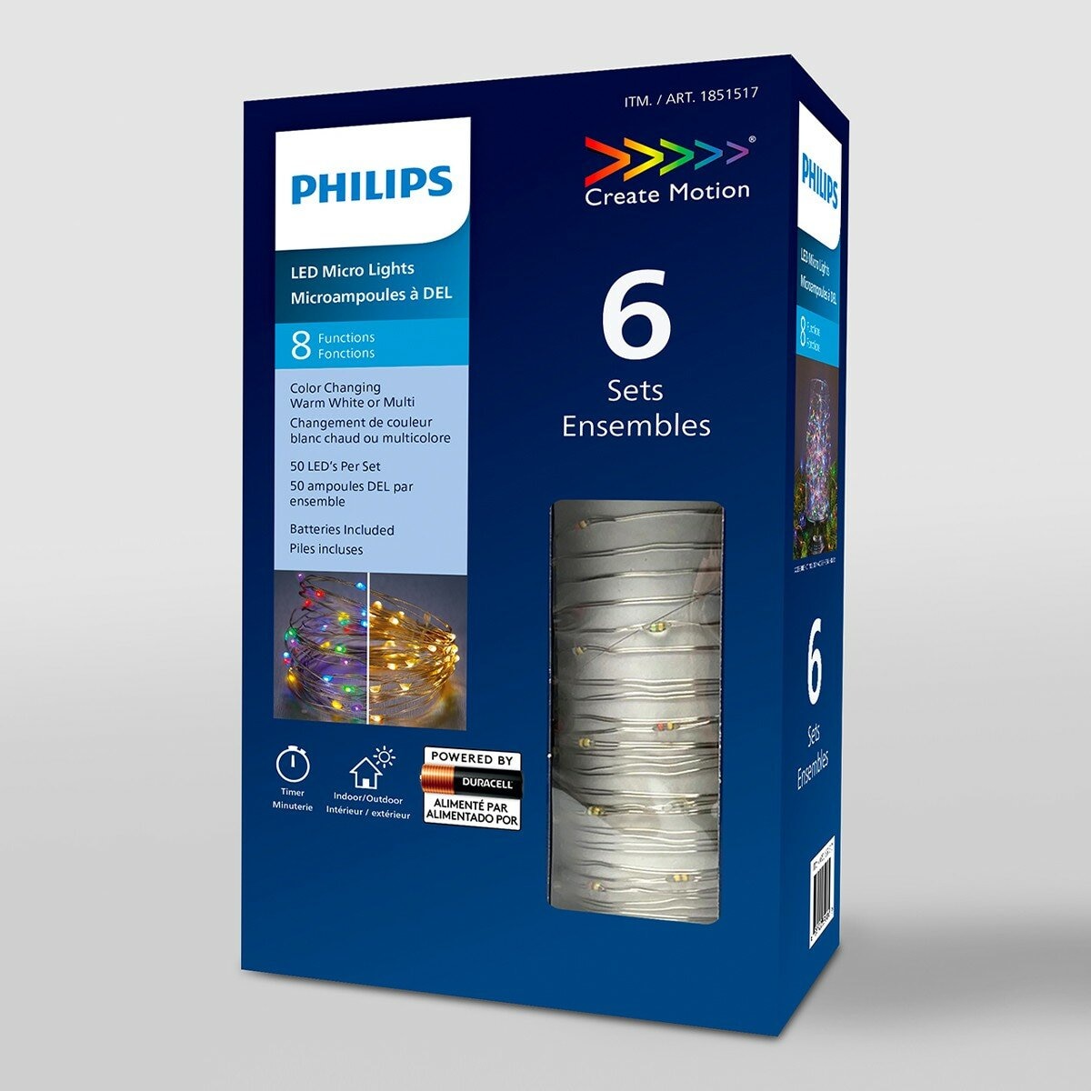 Philips 雙色銅絲裝飾燈 6入組