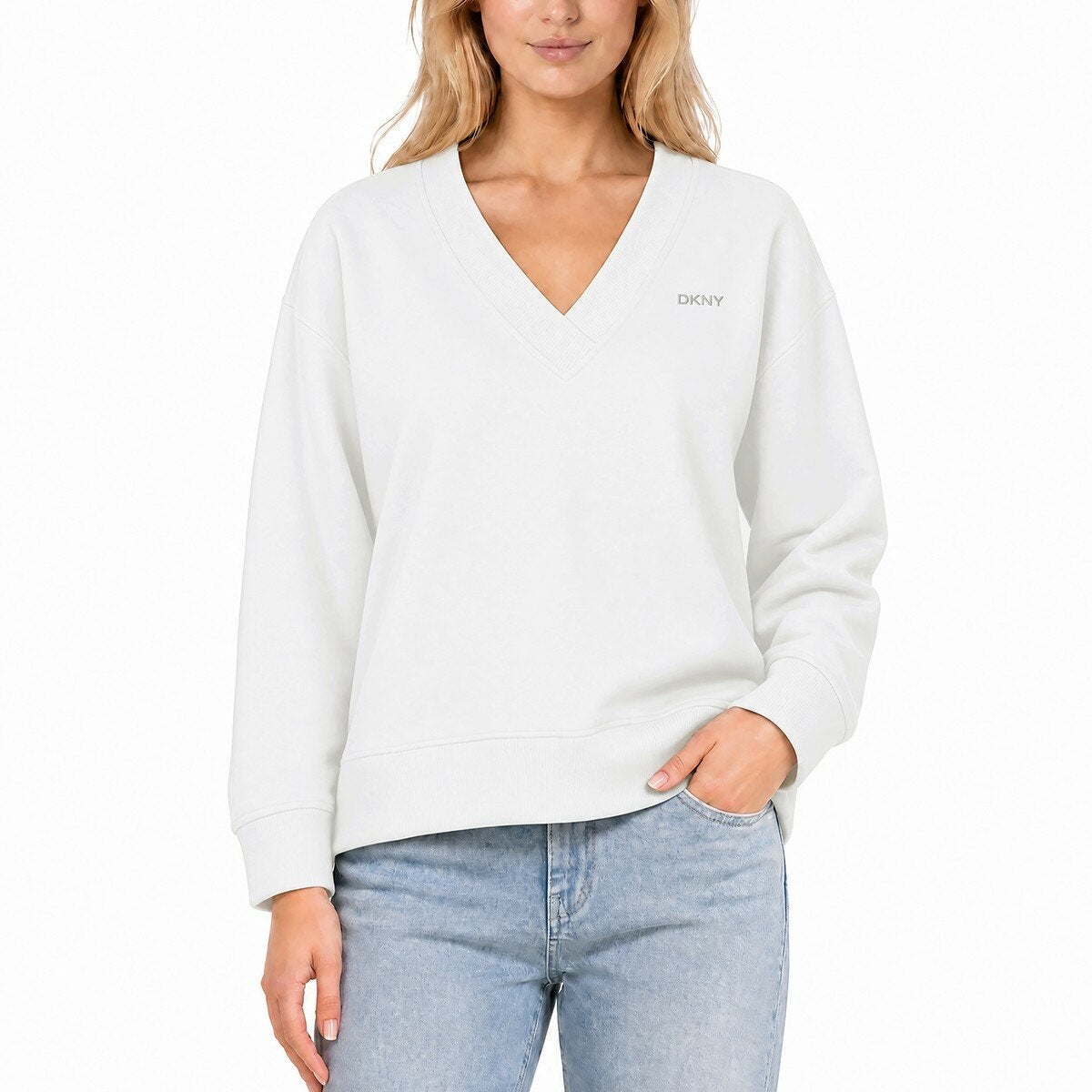 DKNY Sport 女V領長袖上衣 DKNY Sport 女V領長袖上衣