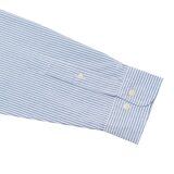 Brooks Brothers 男長袖襯衫 藍色條紋 XL