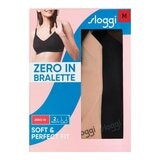 sloggi 女無鋼圈內衣兩入 黑膚組合 XL