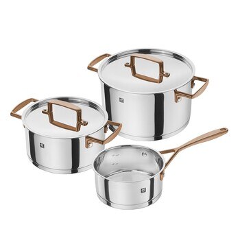 Zwilling 雙人牌 玫瑰金鍋具含蓋 5件組 Zwilling 雙人牌 玫瑰金鍋具含蓋 5件組
