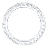 1.0克拉 14K白K金 圓形鑽石戒指 VS2/I