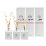 Tilley 澳洲經典香氛擴香組 150毫升 X 3入 牡丹玫瑰