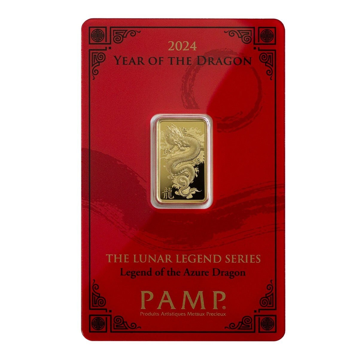 PAMP 龍年彌月黃金條塊 999.9 純金 5公克