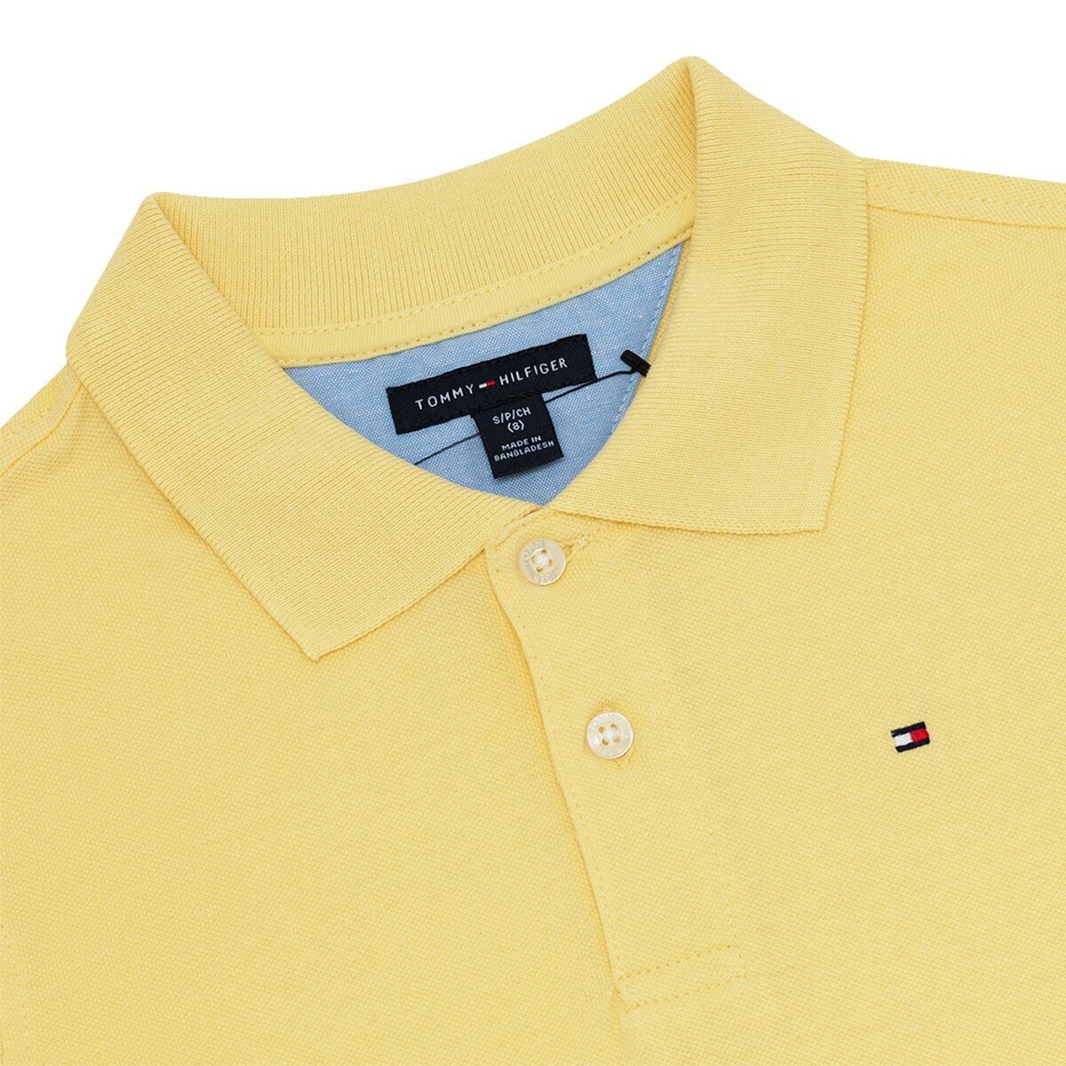 Tommy Hilfiger 男童 Polo 衫 淺黃色