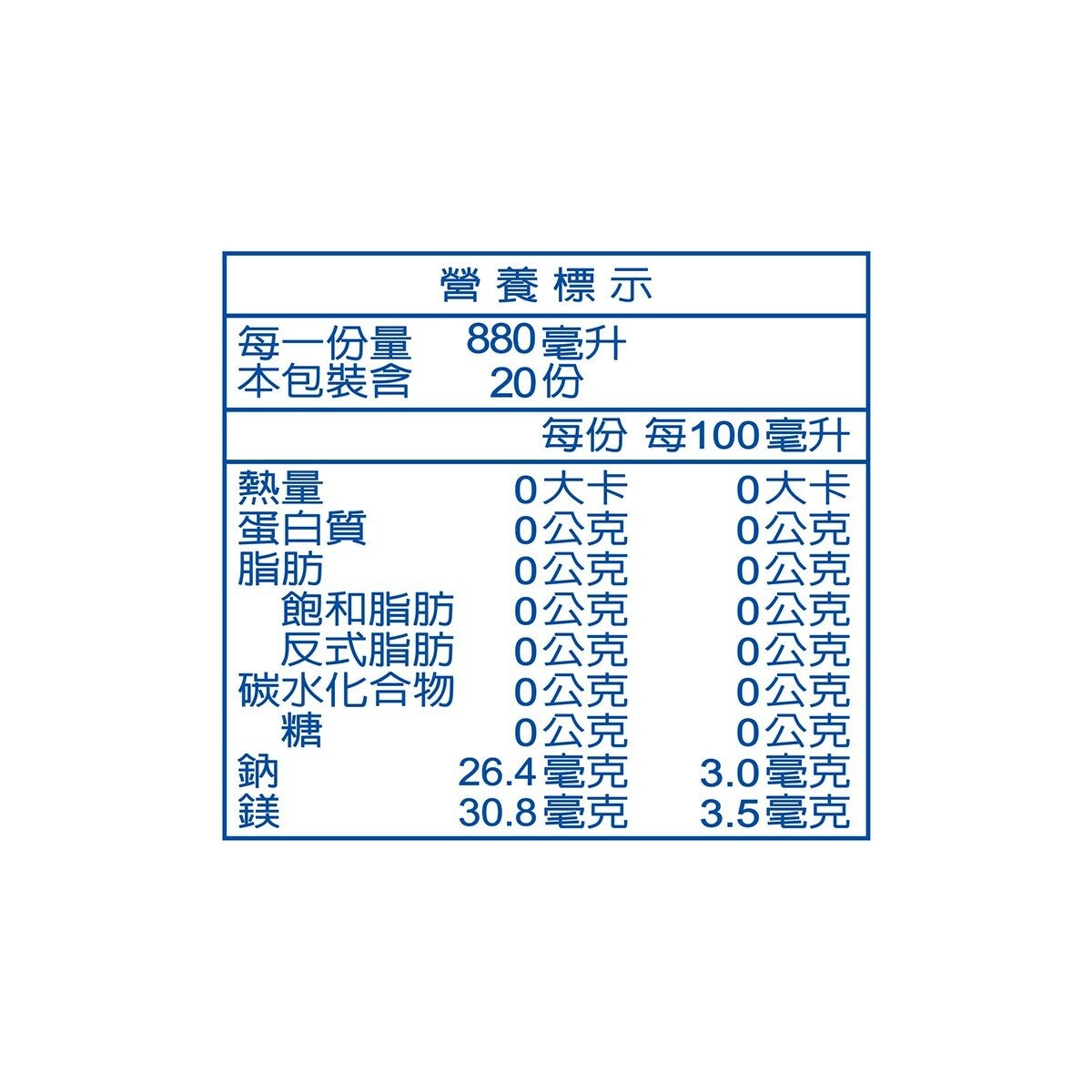 悅氏 鎂日補給鎂30鹼性水 880 毫升 X 20 入