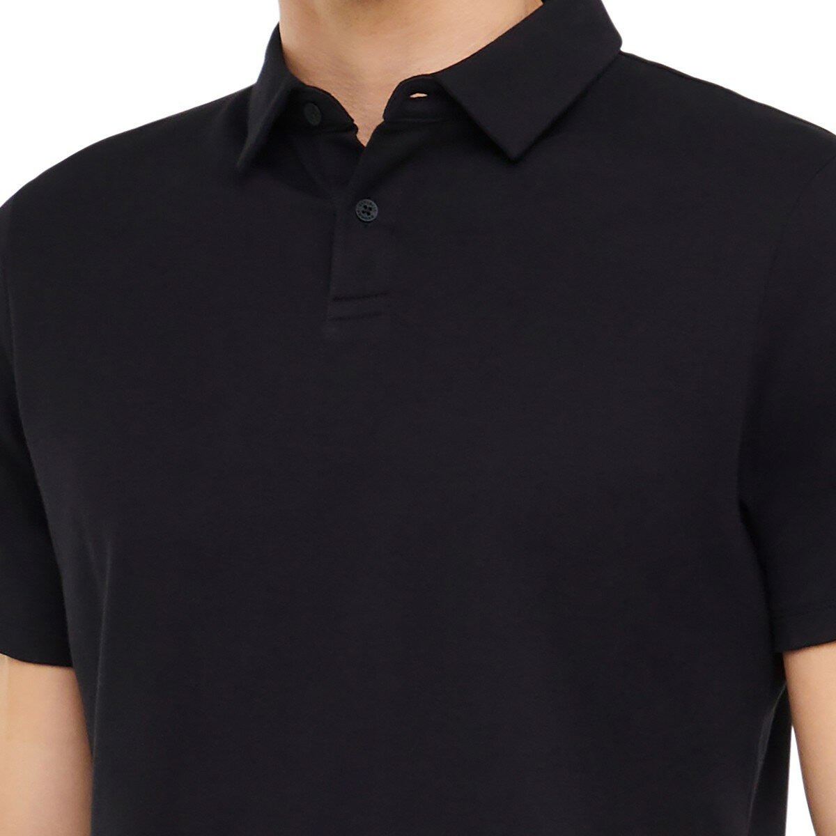 Banana Republic Luxe Touch 男短袖Polo衫 黑 Banana Republic Luxe Touch 男短袖Polo衫 黑