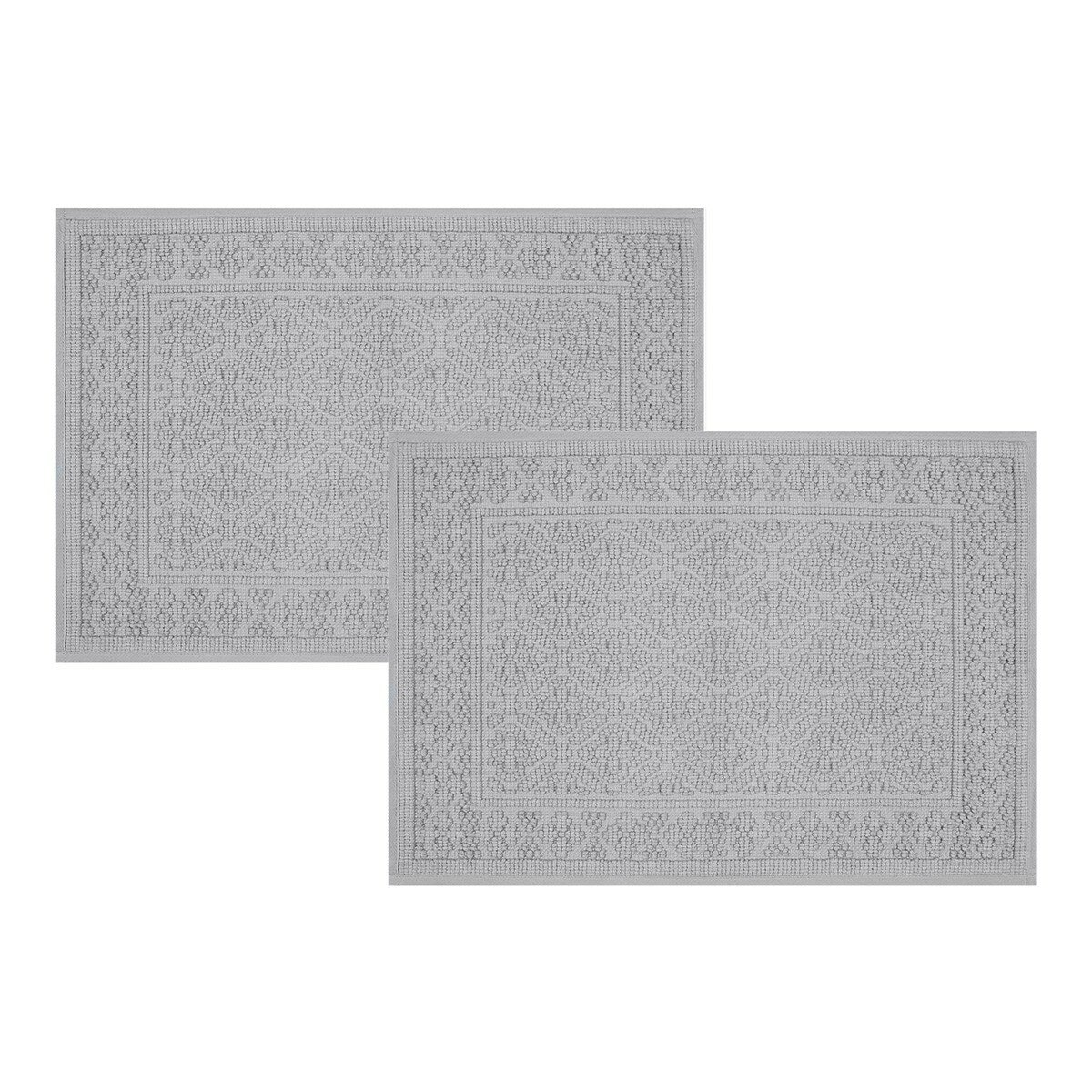 Riviera Home 純棉浴室地墊 2入組 40 X 60 公分 灰 Riviera Home 純棉浴室地墊 2入組 40 X 60 公分 灰