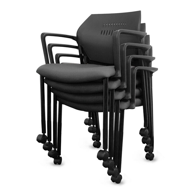 Musical Chairs Impressa 輪型扶手訪客椅