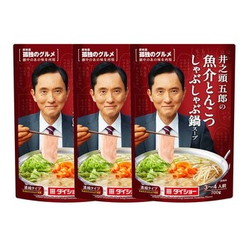 Daisho 孤獨的美食家魚介 豚骨風味火鍋湯底 700公克 X 3入