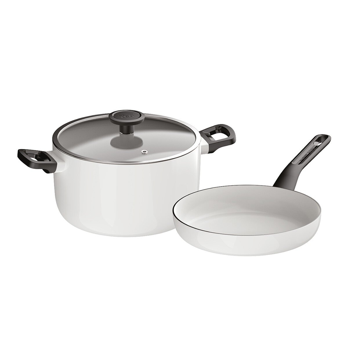 BergHOFF Glints系列 陶瓷不沾塗層鍋具 含玻璃上蓋 3件組 BergHOFF Glints系列 陶瓷不沾塗層鍋具 含玻璃上蓋 3件組