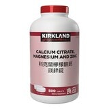 科克蘭 檸檬酸鈣鎂鋅錠 500 錠