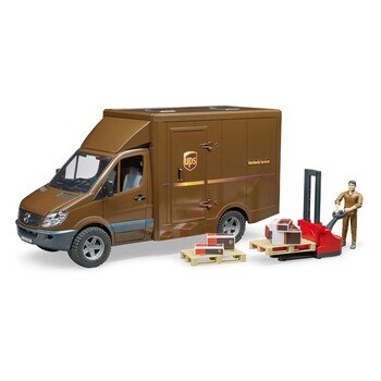 bruder MB UPS 快遞車與駕駛員 bruder MB UPS 快遞車與駕駛員