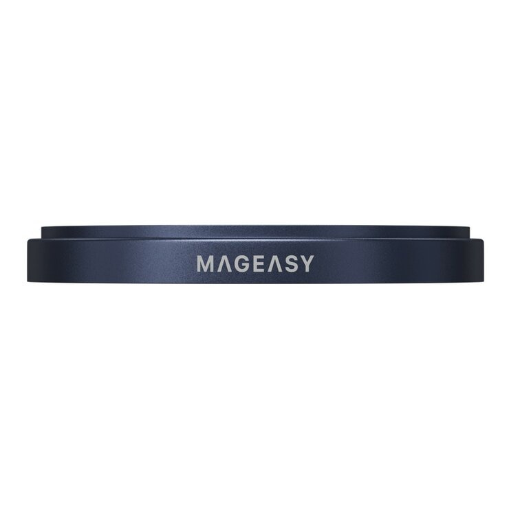 MAGEASY MagStand 360 M 磁吸旋轉支架防摔手機殼 iPhone 17 Pro(午夜) + 鏡頭保護貼Lenz(午夜) + Vetro 9H 鋼化玻璃保護膜