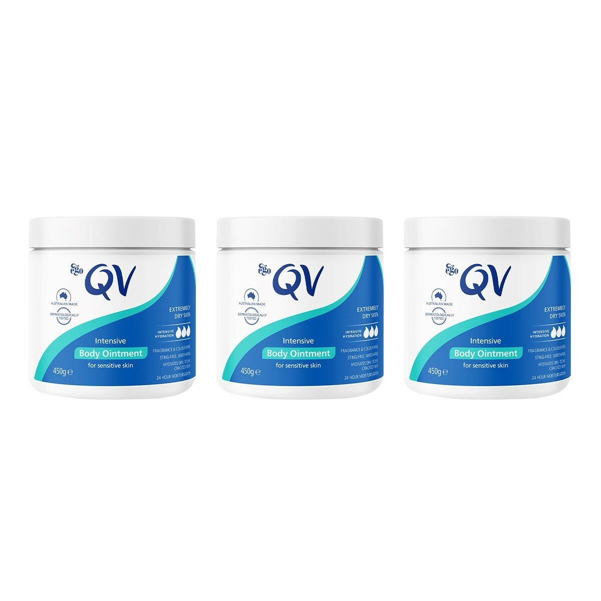 QV 重度修護乳膏 450公克 X 3入