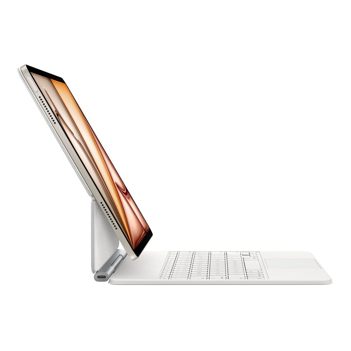 Apple 巧控鍵盤適用於 iPad Air 13吋 M3 中文 注音 白