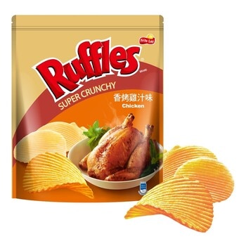 Ruffles Chicken Soup Flavored Potato Chips 580 g