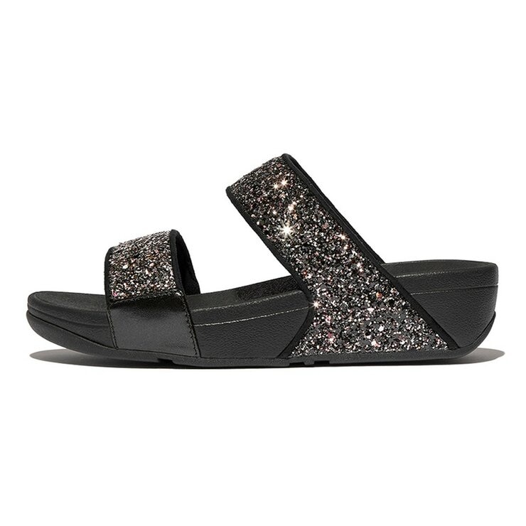 FitFlop 女雙寬帶拖鞋 黑 FitFlop 女雙寬帶拖鞋 黑