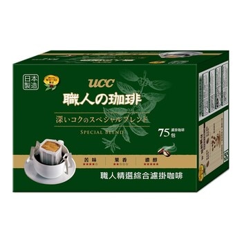 UCC 職人精選濾掛式咖啡 7公克 X 75入 UCC 職人精選濾掛式咖啡 7公克 X 75入