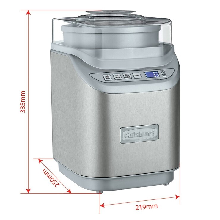 美膳雅 半自動冰淇淋雪酪機 1.9公升 ICE-70PCTW