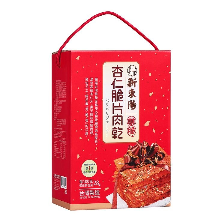 新東陽 杏仁脆片肉乾禮盒 300公克 新東陽 杏仁脆片肉乾禮盒 300公克