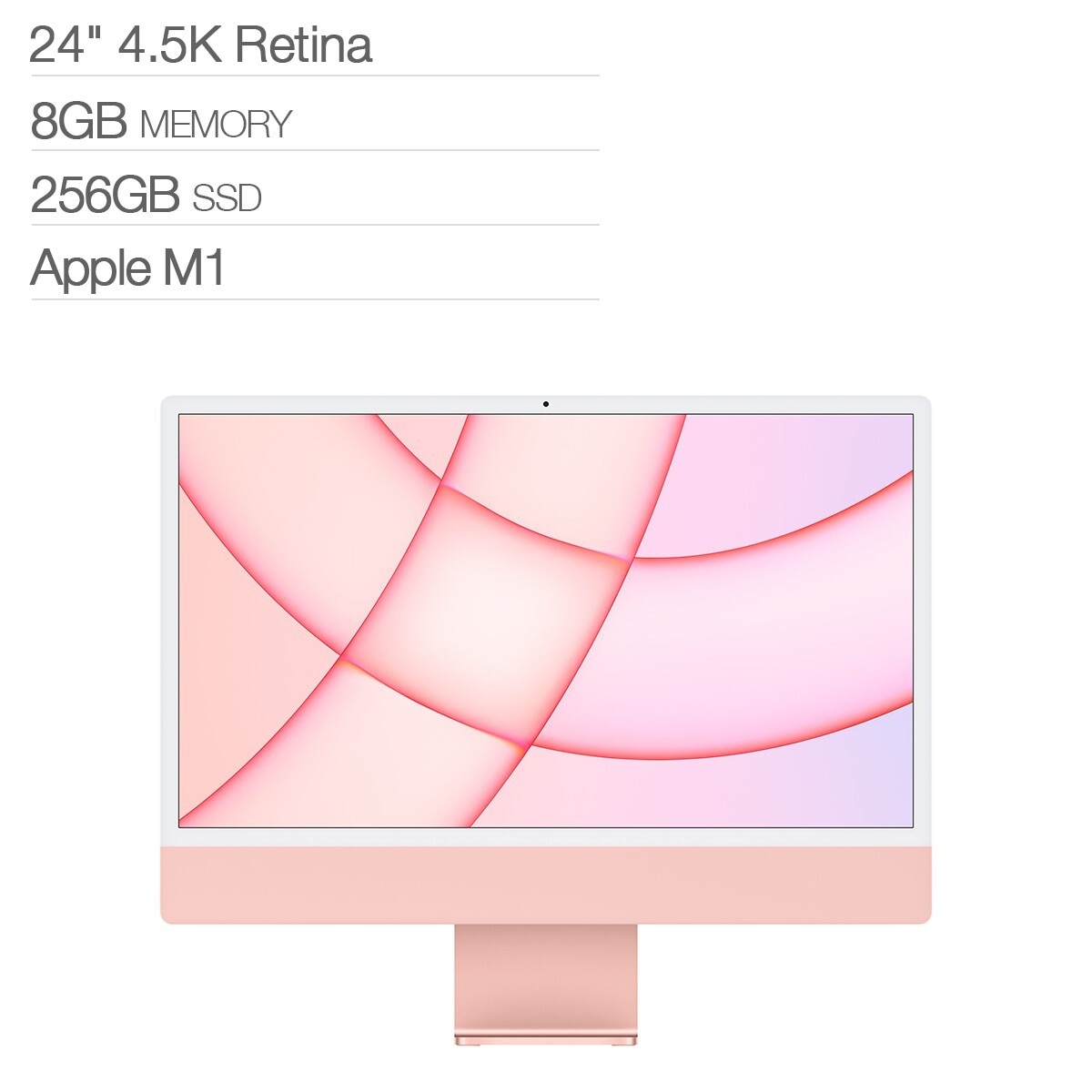 Apple iMac 24吋M1晶片8 核心CPU 7 核心GPU 8GB 256GB | Costco
