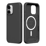 犀牛盾 iPhone 17 SolidX (MagSafe兼容) 強化吸震緩衝防摔手機殼 + 9H 抗藍光鋼化玻璃保護貼 經典黑