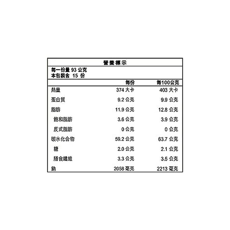 日清 拉王辣味豚骨味非油炸速食麵 93 公克 X 15包