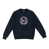 Tommy Hilfiger 男長袖圓領上衣 深藍 L