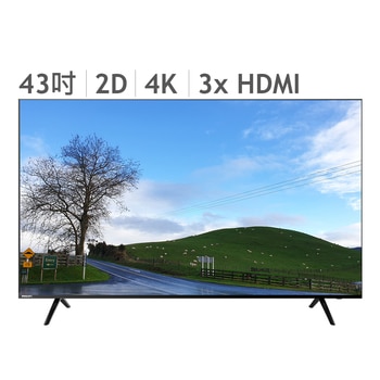 PHILIPS 43" 4K 智慧型顯示器含視訊盒 43PUH6034 PHILIPS 43" 4K 智慧型顯示器含視訊盒 43PUH6034