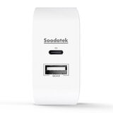 Soodatek PD 45W 雙孔高速充電器 2入 白 SHC1U1-PC45WH