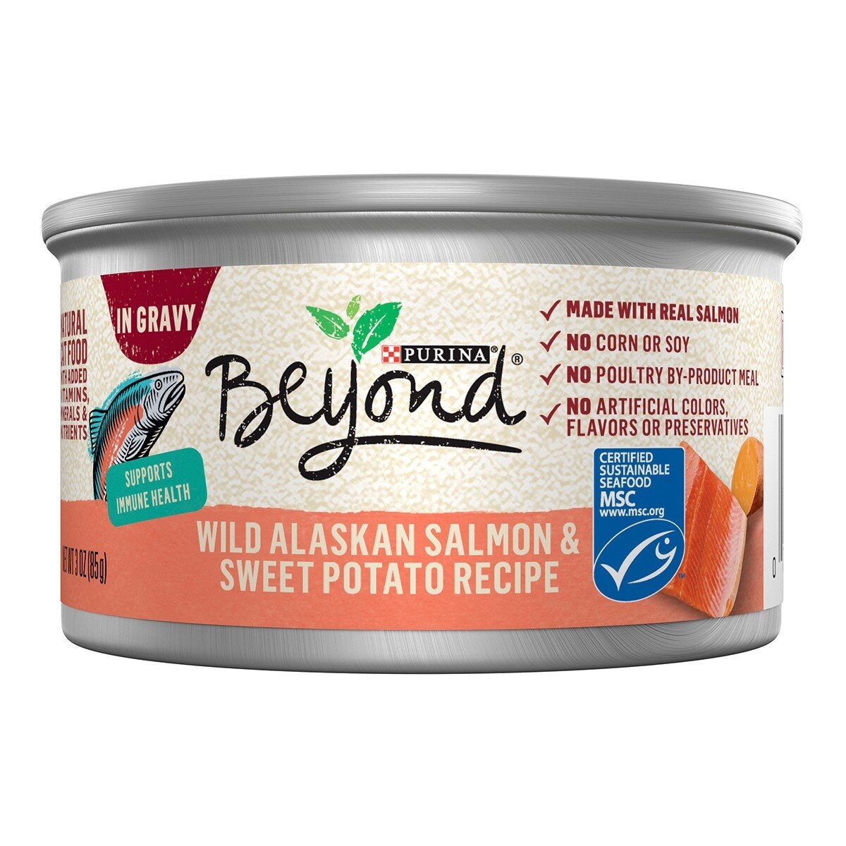 Beyond 自然貓主食罐 甜薯紅鮭 85公克 X 12罐