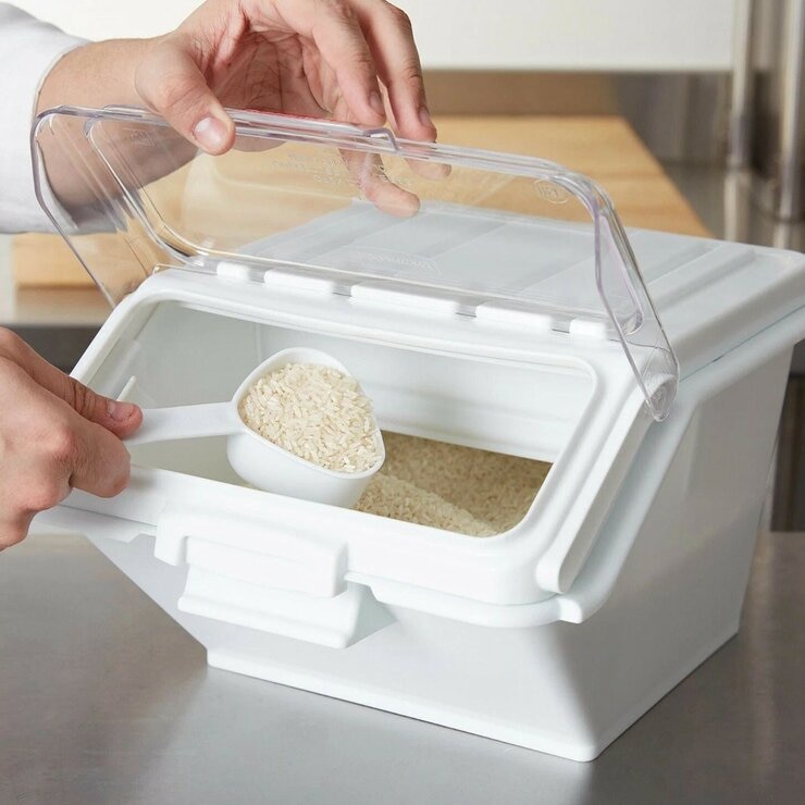 Rubbermaid Commercial Products 桌上型雜糧儲物桶含勺子 (容量約6公斤)