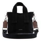 KANGOL 方形手提側背包 黑