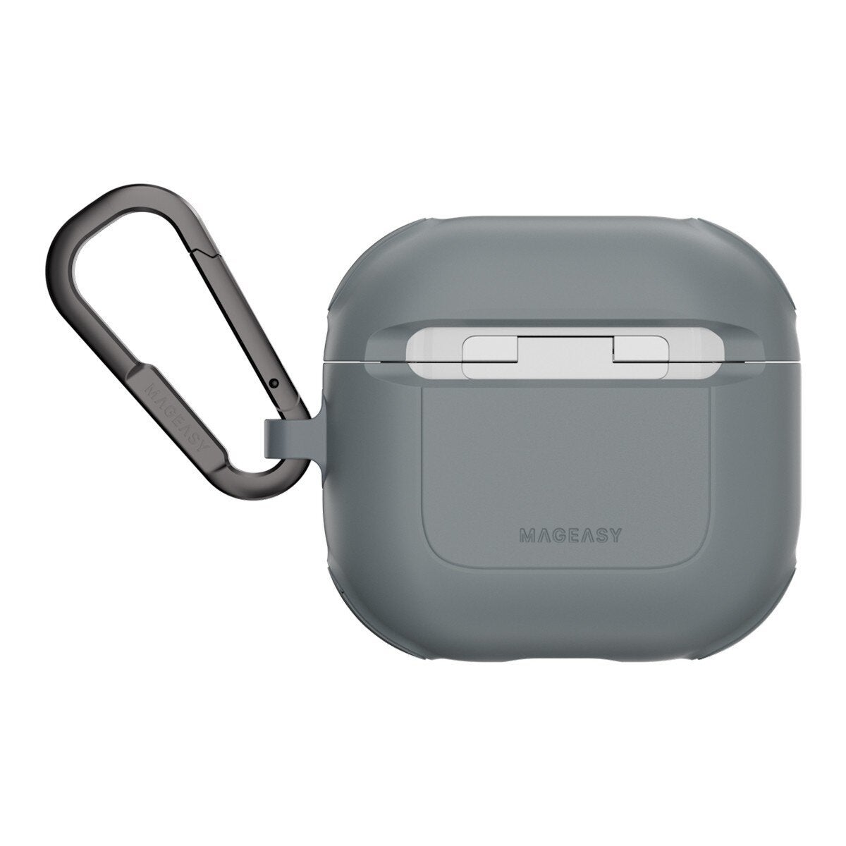 MAGEASY Odyssey 抗衝擊磁扣耳機殼 AirPods 4/5 金屬灰藍