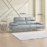 Dauning Rotund 全牛皮雙人沙發