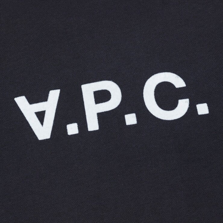 A.P.C. 女植絨長袖上衣 深藍