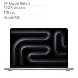 Apple 14吋 MacBook Pro M5晶片 10核心CPU 10核心GPU 32GB 1TB SSD