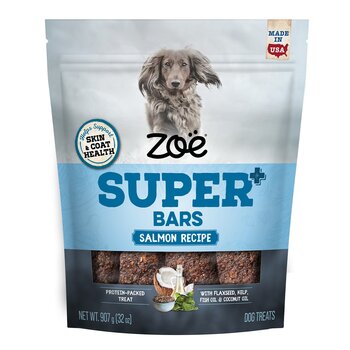 Zoe Super Bars 鮭魚片狗零食 皮膚毛髮配方 907公克
