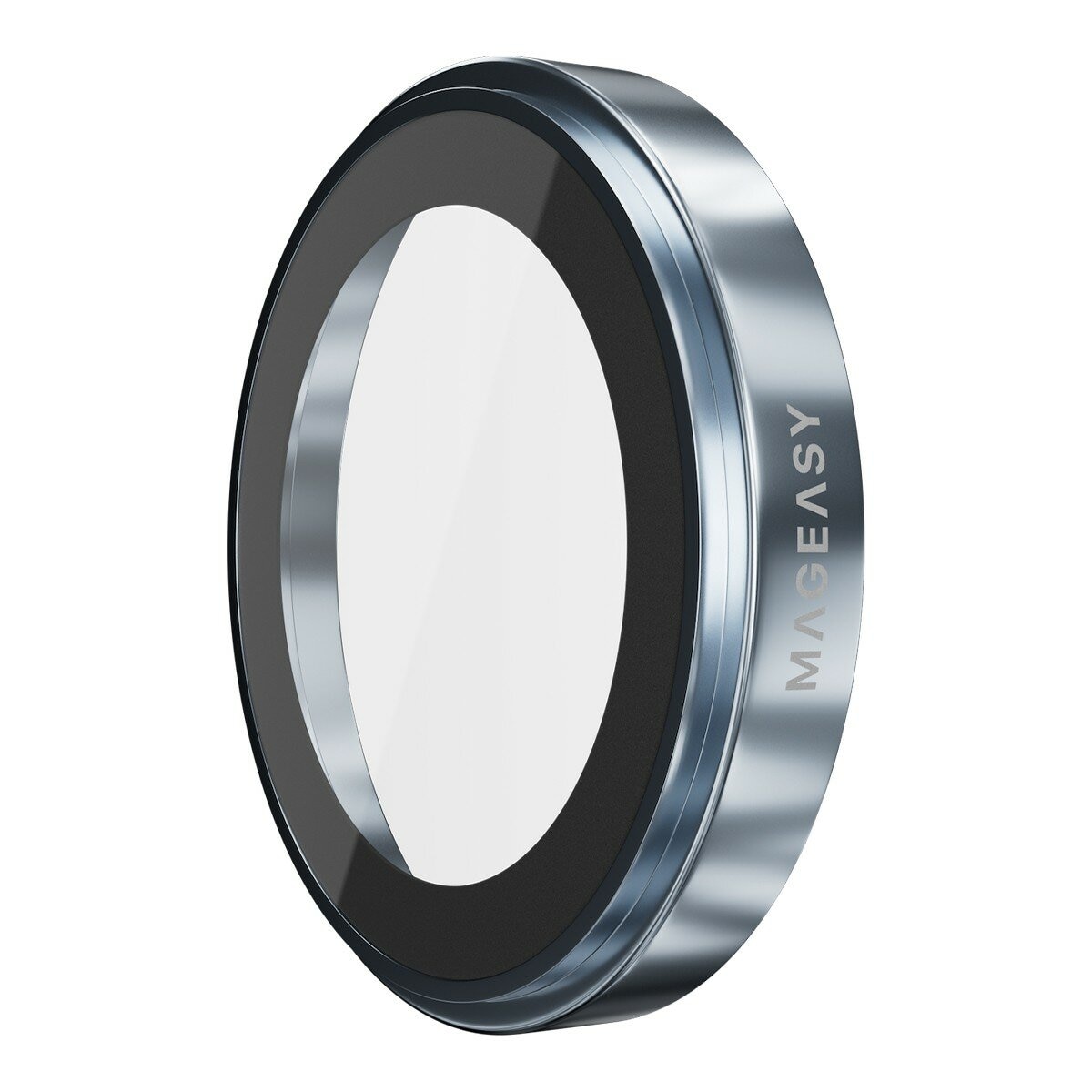 MAGEASY Bright M 不發黃軍規磁吸透明殼 iPhone Air (白磁圈) + 鏡頭保護貼Lenz + Vetro 9H 鋼化玻璃保護膜