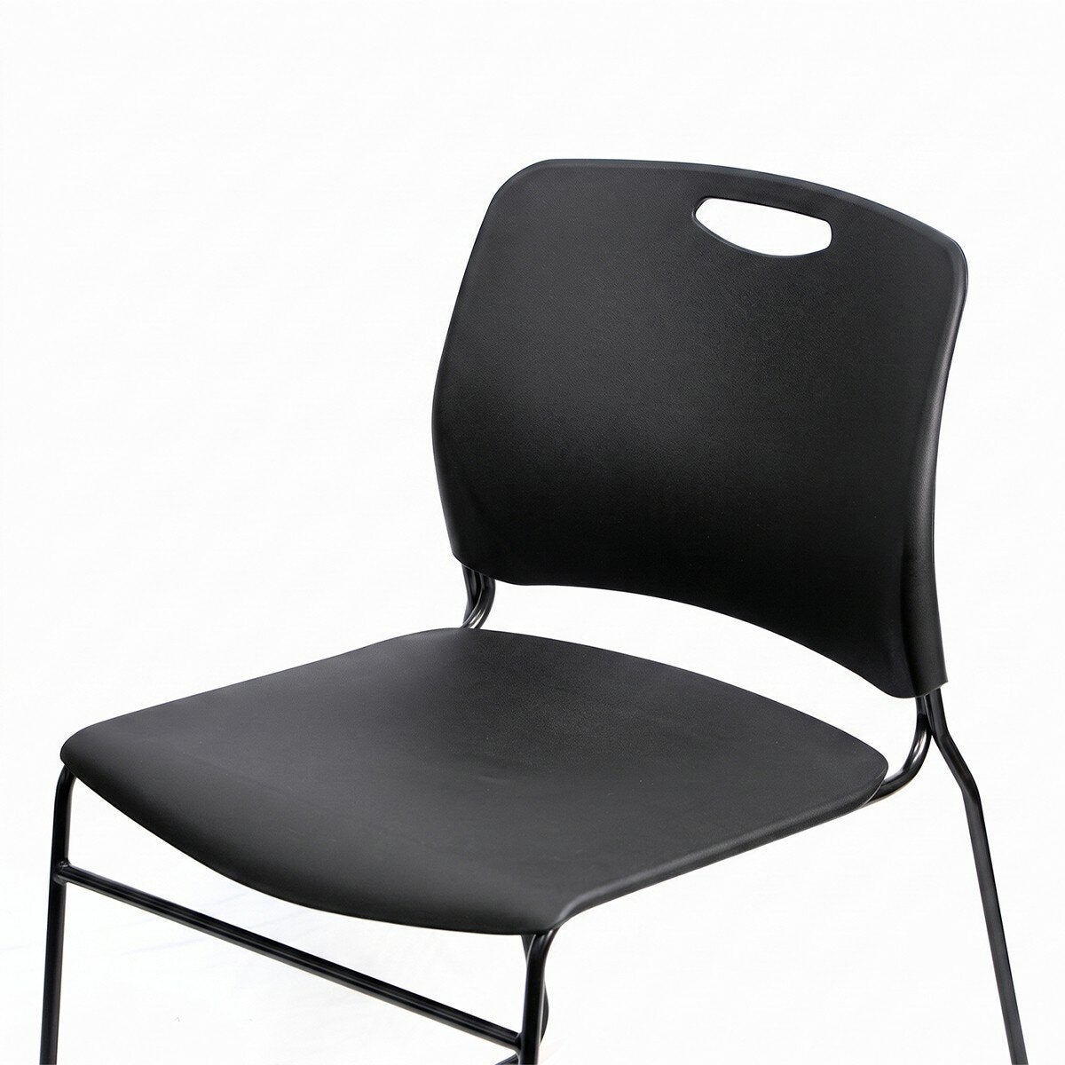 Musical Chairs Harmony 可堆疊訪客椅 2入組 黑
