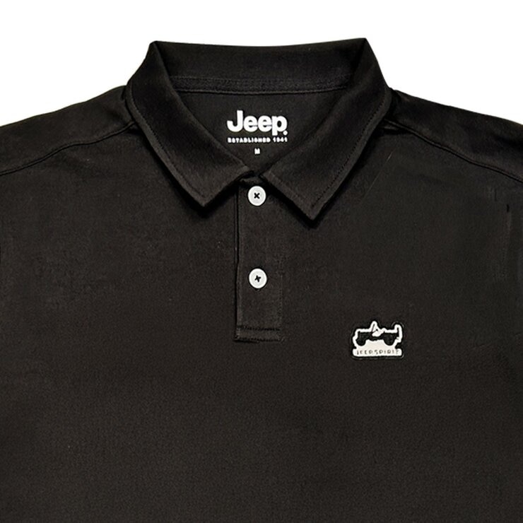 Jeep 男短袖Polo衫 黑 Jeep 男短袖Polo衫 黑