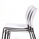 Musical Chairs Harmony 可堆疊訪客椅 2入組 白
