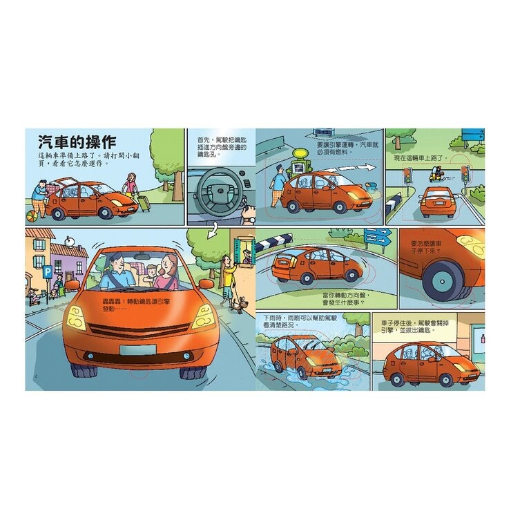 Look Inside（共２冊）：帥氣酷炫的車子＋各式各樣的火車